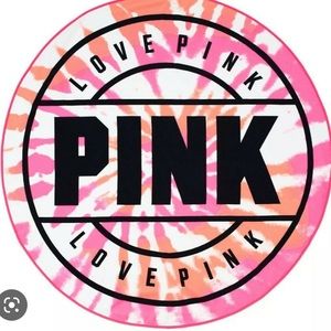 LIMITED EDITION PINK 55in Round Beach Towel